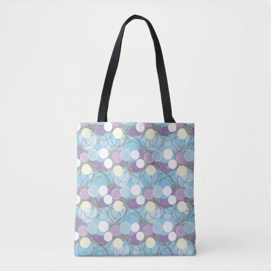 "Dreamy Watercolor Pattern Öko" Tasche (Vorderseite)