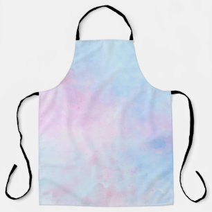 Dreamy Watercolor Pink Blau Türkis Schürze