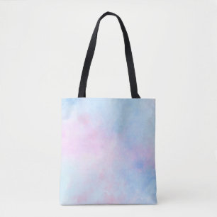 Dreamy Watercolor Pink Blau Türkis Tasche