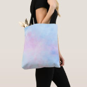 Dreamy Watercolor Pink Blau Türkis Tasche (Von Nahem)