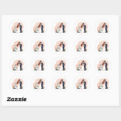 Dreamy Wedding Couples Sticker (Blatt)