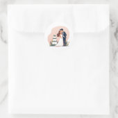 Dreamy Wedding Couples Sticker (Tasche)