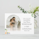 Dreamy Wedding Einladung | Klassischer Minimalwert (Stehend Vorderseite)