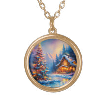 Dreamy Whimsical Berghütte Weihnachten