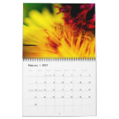 Dreamy whimsical flowers 2026 custom calendar kalender (Feb 2027)