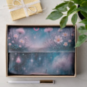 Dreamy Whimsical Pink Umbrella Decoupage Papier (Geschenk)