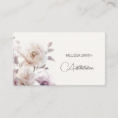 Dreamy White Rolse Visitenkarte (Vorderseite)