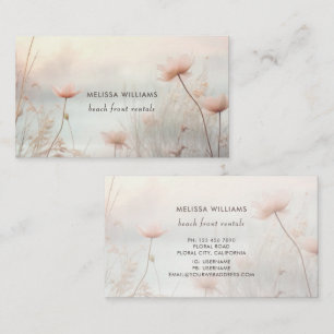 Dreamy Wildflowers Logo Visitenkarte