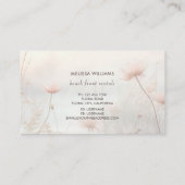 Dreamy Wildflowers Logo Visitenkarte (Rückseite)