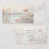 Dreamy Wildflowers Logo Visitenkarte (Vorne/Hinten)