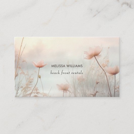 Dreamy Wildflowers Logo Visitenkarte (Vorderseite)