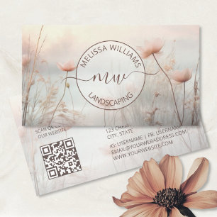 Dreamy Wildflowers-Logo Visitenkarte