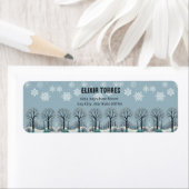 Dreamy Winter Forest Snowflakes Babydusche (Insitu)