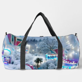 Dreamy Winter Wonderland Lights Duffle Bag
