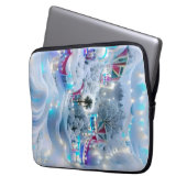 Dreamy Winter Wonderland Lights Laptopschutzhülle (Vorderseite Links)