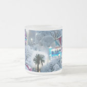 Dreamy Winter Wonderland Lights Mattglastasse (Mittel)