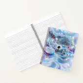 Dreamy Winter Wonderland Lights Notizblock (Innenseite)