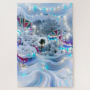 Dreamy Winter Wonderland Lights Puzzle