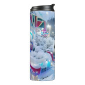 Dreamy Winter Wonderland Lights Thermosbecher (Nach links gedreht)