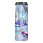 Dreamy Winter Wonderland Lights Thermosbecher (Rückseite)