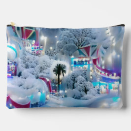 Dreamy Winter Wonderland Lights Zubehörtasche