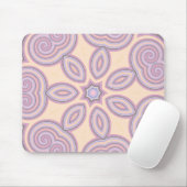 Dreamy Wirbel - Pastellpsychedelisches Muster Mousepad (Mit Mouse)