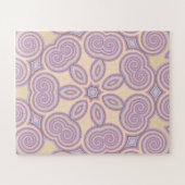 Dreamy Wirbel - Pastellpsychedelisches Muster Puzzle (Horizontal)