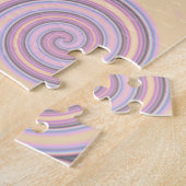 Dreamy Wirbel - Pastellpsychedelisches Muster Puzzle (Seite)