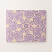 Dreamy Wirbel - Pastellpsychedelisches Muster Puzzle (Horizontal)