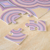 Dreamy Wirbel - Pastellpsychedelisches Muster Puzzle (Seite)