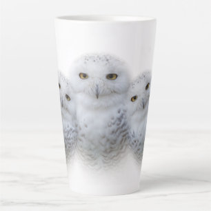 Dreamy Wisdom Snowy Owls Familie Milchtasse