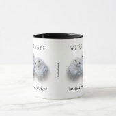 Dreamy Wisdom Snowy Owls Familie Tasse (Zentrum)