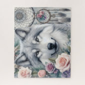 Dreamy Wolf Puzzle (Vertikal)