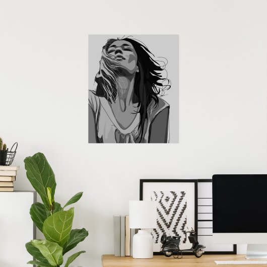 Dreamy Woman Poster (Heimbüro)