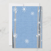 Dreamy Woodland Forest Animals ONEderland Birthday Einladung (Rückseite)