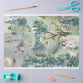 Dreamy Woodland Kinderzimmer Tissue Paper Seidenpapier (Basteln)