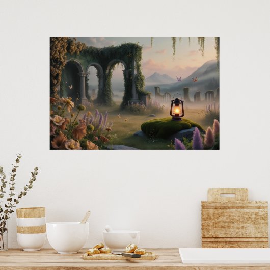 Dreamy Woodland Poster (Küche)