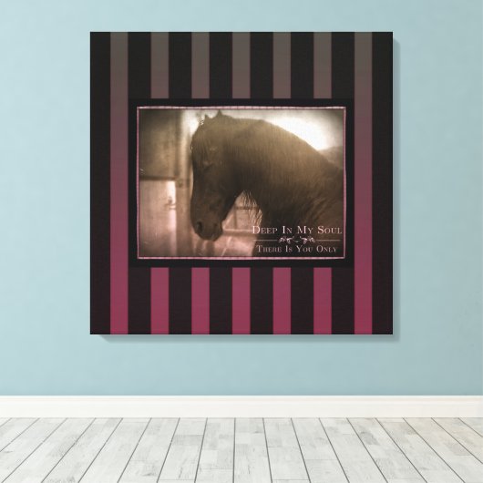 Dreamy - Wrapped Canvas Leinwanddruck (Insitu (Holzboden))