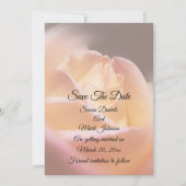 Dreamy Yellow Rose Blume Wedding Save The Date (Vorderseite)