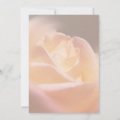 Dreamy Yellow Rose Floral Party Einladung (Rückseite)