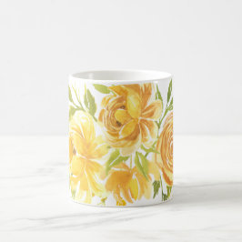 Dreamy Yellow Rose Kaffeetasse