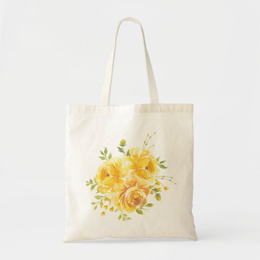 Dreamy Yellow Rose Tragetasche (Vorne)