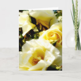 Dreamy Yellow Roses AH2010 Karte