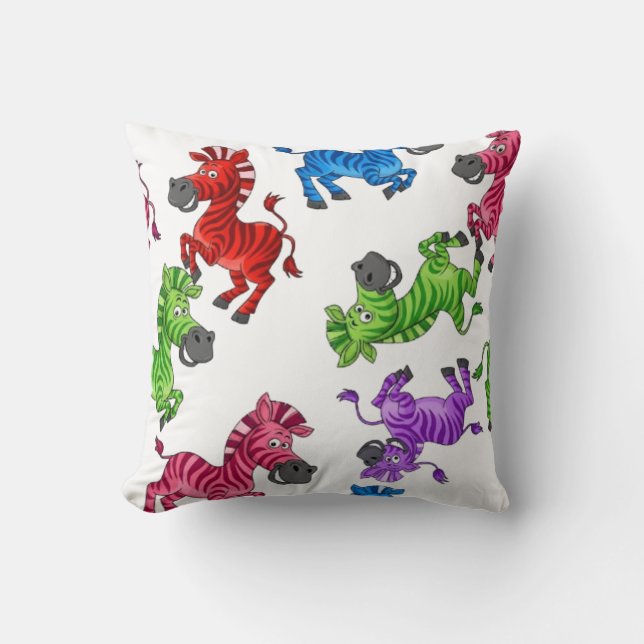 Dreamy Zebra World 2 Kissen (Vorderseite)