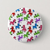 Dreamy Zebra World Button (Vorderseite)