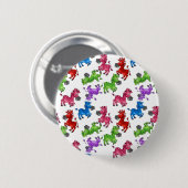 Dreamy Zebra World Button (Vorne & Hinten)