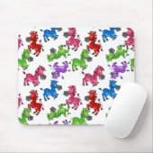 Dreamy Zebra World Mousepad (Mit Mouse)