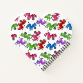 Dreamy Zebra World Notizblock (Rückseite)