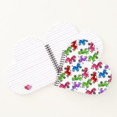 Dreamy Zebra World Notizblock (Innenseite)