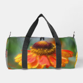 Dreamy Zinnia Blume Personalisiert Duffle Bag (Rückseite)